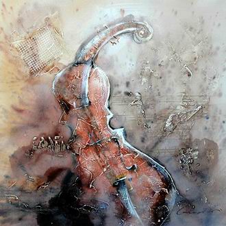 Musical Instrument oil painting
